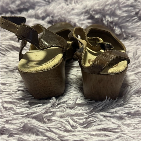 Dansko Brown Leather Mary Jane Shoes - Picture 3 of 5